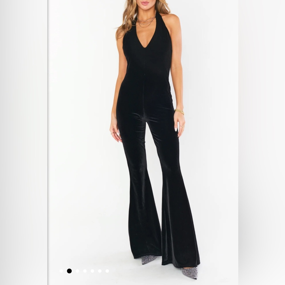 Show Me Your MuMu Black Flared Jumpsuit
